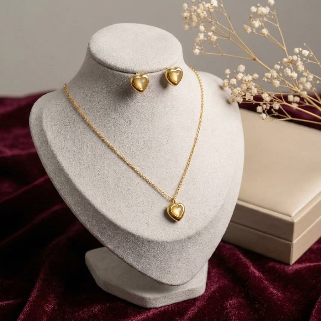 Earrings And Necklace Set