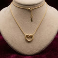 Open Heart Pendant Necklace