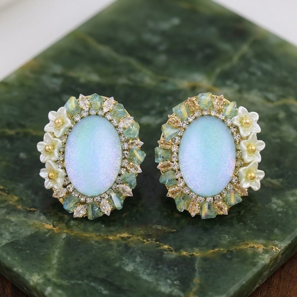 Opal Garden Studs