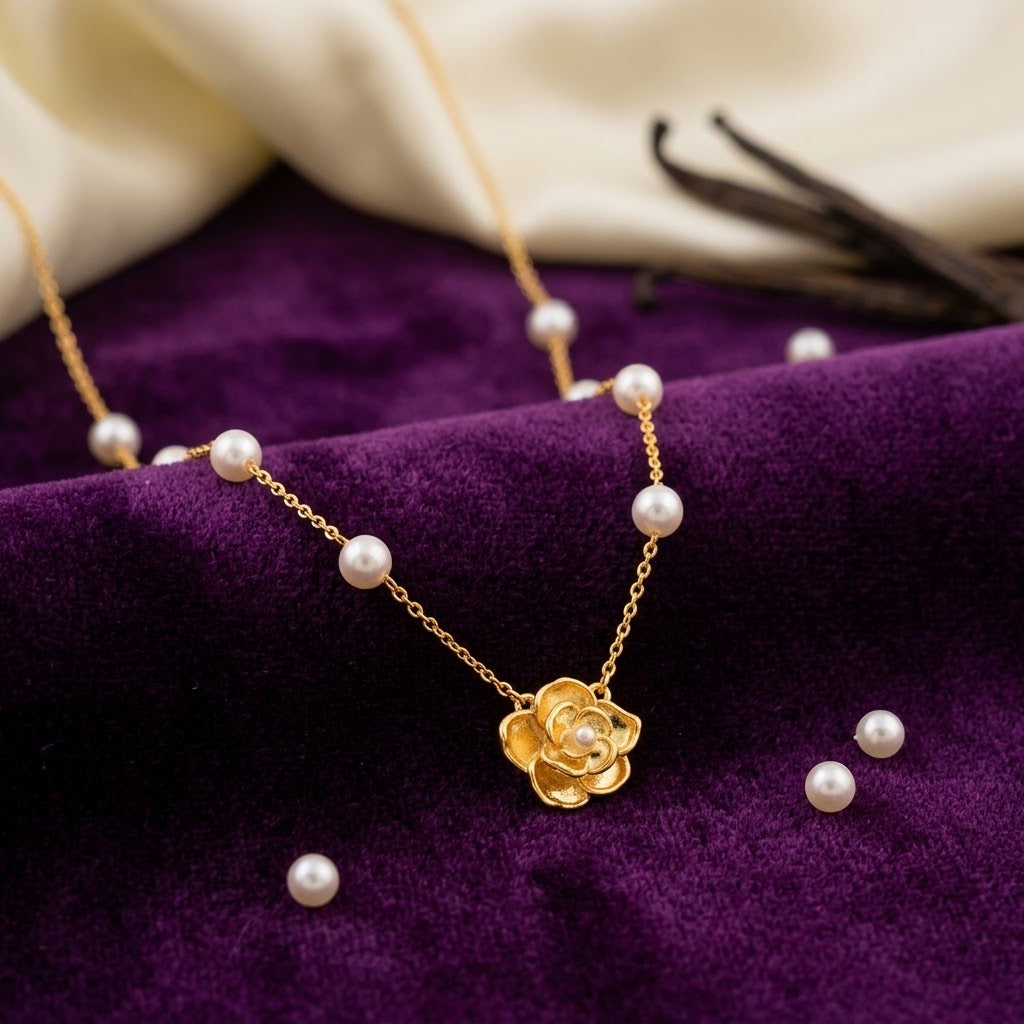 Pearl Blossom Necklace