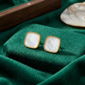 Pearl Halo Studs