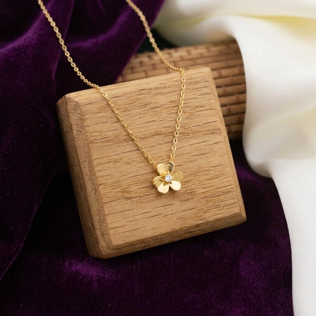 Golden Blossom Necklace