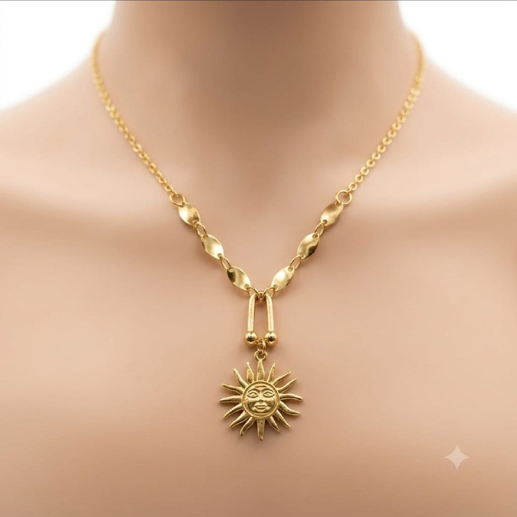 Sunburst Pendant Necklace