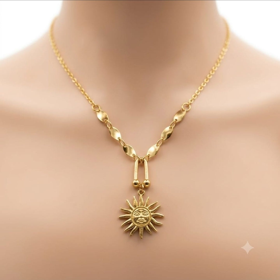 Sunburst Pendant Necklace