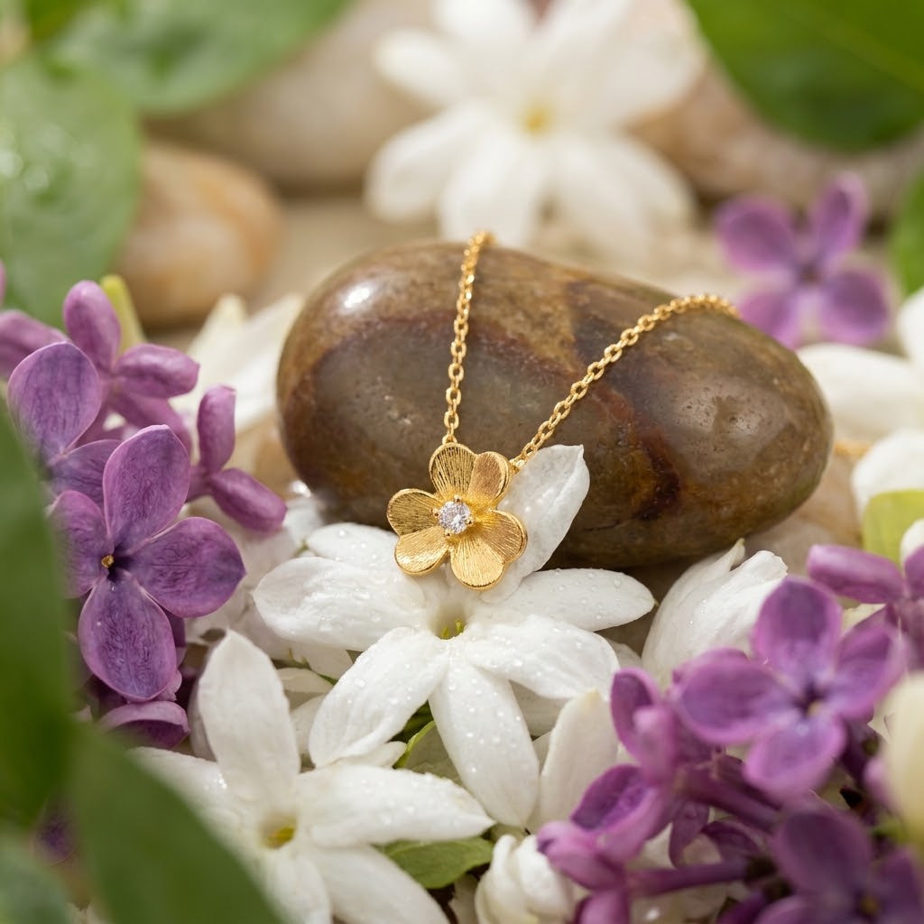 Golden Blossom Necklace