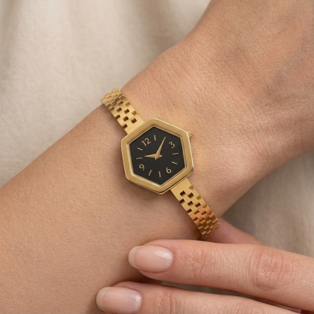 Hexa Noir Watch